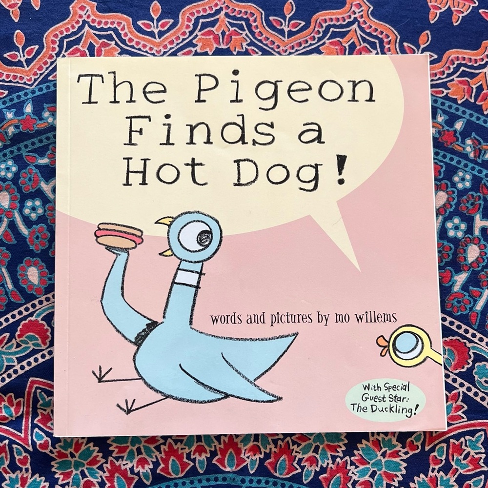 the pigeon finds a hotdog book